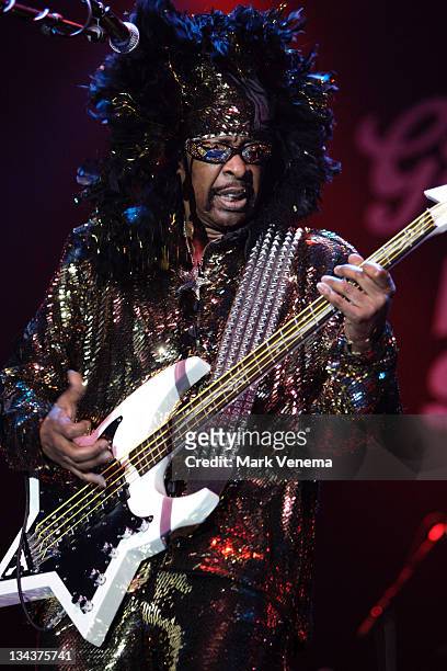 Bootsy Collins performs on day three of the North Sea Jazz Festival at Ahoy on July 10, 2011 in Rotterdam, Netherlands.