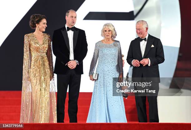 Catherine, Duchess of Cambridge, Prince William, Duke of Cambridge, Camilla, Duchess of Cornwall and Prince Charles, Prince of Wales attend the "No...