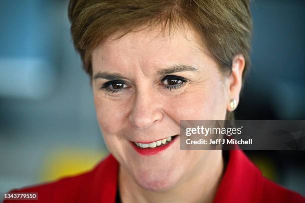 First Minister Nicola Sturgeon meets staff at the new offices of Social Security Scotland during a visit to mark a significant jobs announcement for...