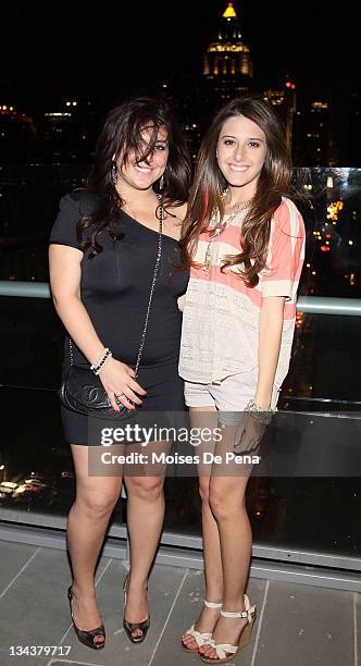 Lauren Manzo and Lexi Manzo attend the after party for the benefit performance of "My Big Gay Italian Wedding" at Press Lounge at Ink48 on June 24,...