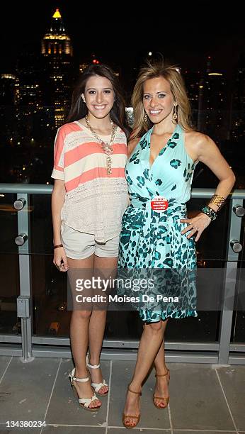 Lexi Manzo and mother Dina Manzo attend the after party for the benefit performance of "My Big Gay Italian Wedding" at Press Lounge at Ink48 on June...