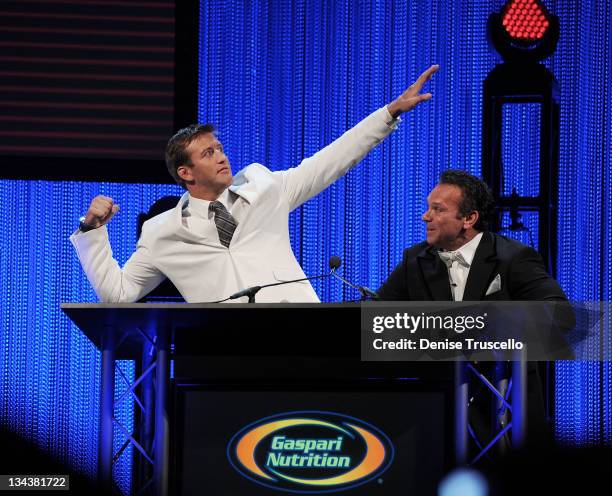 Stephan Bonnar and Rich Gaspari present the Comeback of the Year Award at the 2011 Fighters Only World Mixed Martial Arts Awards at the Palms Casino...