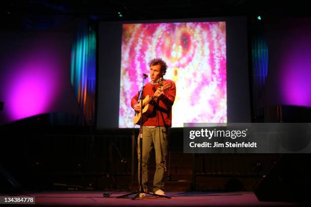 Singer-Songwriter Ben Lee performs at "PeaceLink Live!" a concert event that inspires and celebrates inner and global peace through music and...