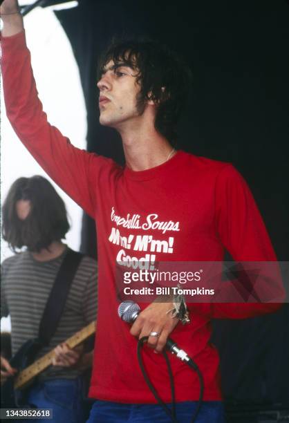 August 14: MANDATORY CREDIT Bill Tompkins/Getty Images Richard Ashcroft, lead singer of The Verve on August 14th, 1994 in New York City.