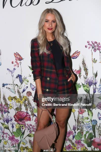 Victoria Inthefrow attends the Miss Dior Party at l'Avenue Restaurant on September 28, 2021 in Paris, France.