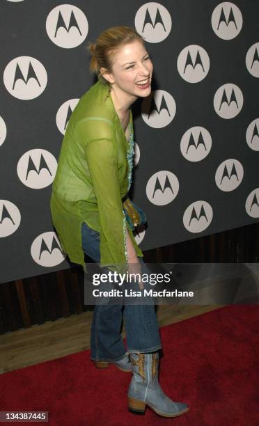 Diane Neal during Maria Sharapova's 18th Birthday Celebration Hosted by Motorola at Hiro Ballroom in New York City, New York, United States.