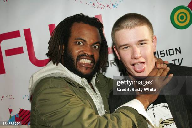 Sal Masekela and Cody Allen during 2005 Park City - 5th Annual X-Dance Action Sports Films Awards Presented by FUEL TV at Harry O's in Park City,...