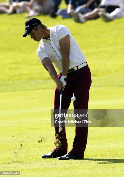 Aaron Baddeley in action during the third round of the 2003 Nissan Open