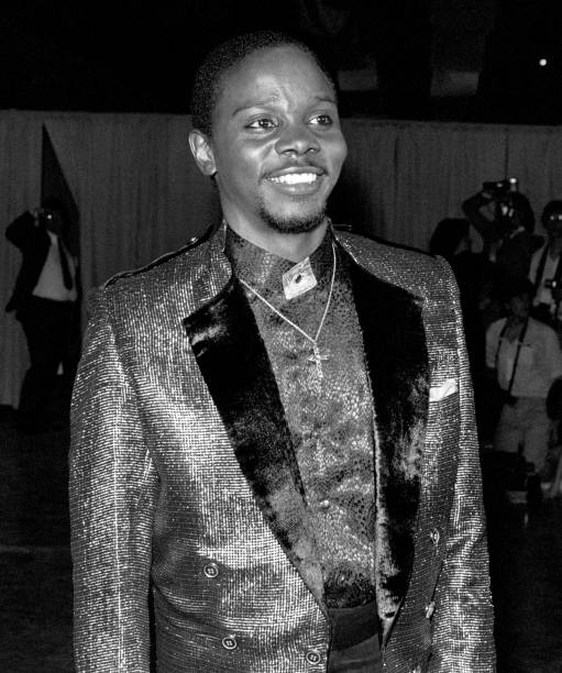 American R&B, soul, gospel and funk singer, songwriter and percussionist Philip Bailey, of the American band Earth, Wind & Fire, poses for a portrait...