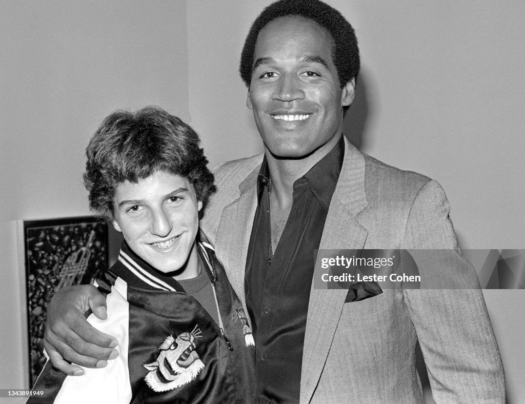 O.J. Simpson with a Fan