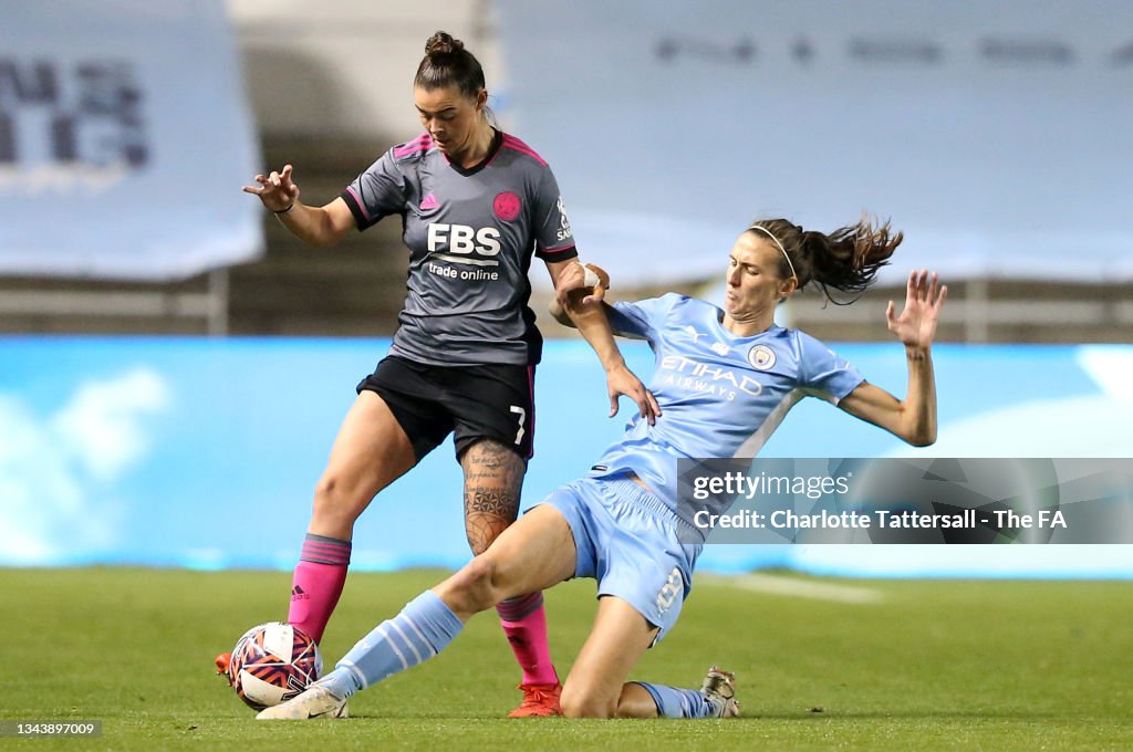 Manchester City Women v Leicester City Women: Vitality Women's FA Cup Quarter Final