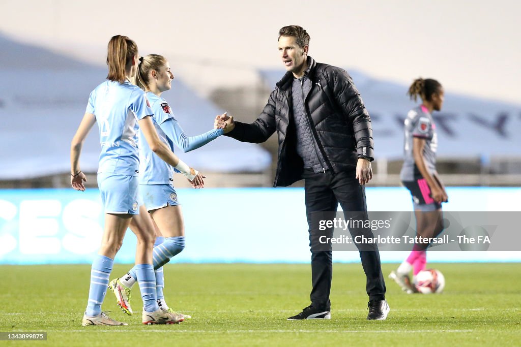 Manchester City Women v Leicester City Women: Vitality Women's FA Cup Quarter Final