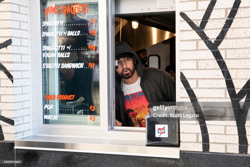 Eminem's "Mom's Spaghetti" Restaurant Opens In Detroit