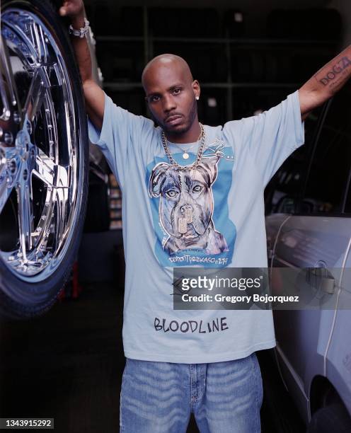 American rapper DMX in March, 2004 in Los Angeles, California.