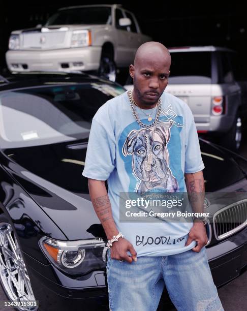 American rapper DMX in March, 2004 in Los Angeles, California.