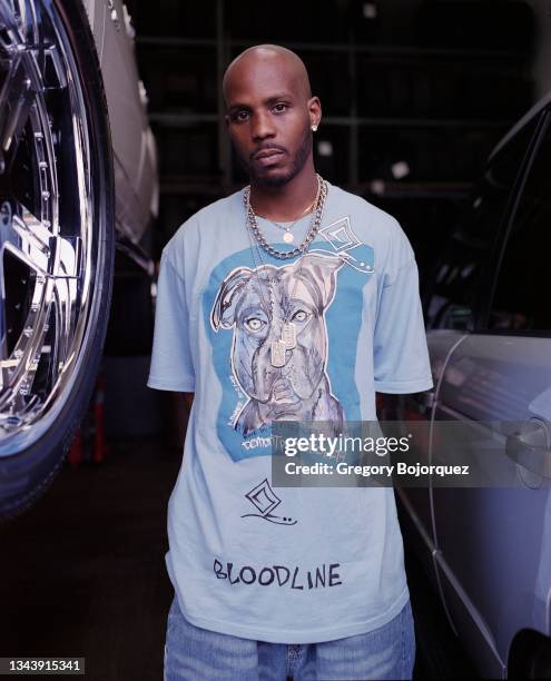 American rapper DMX in March, 2004 in Los Angeles, California.