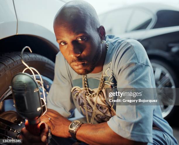 American rapper DMX in March, 2004 in Los Angeles, California.