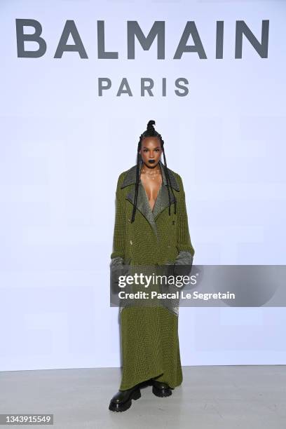 Didi Stone attends the Balmain Festival as part of Paris Fashion Week Womenswear Spring/Summer 2022 at La Seine Musicale on September 29, 2021 in...