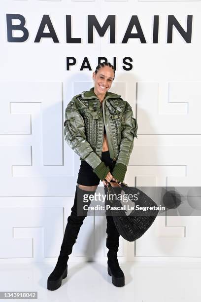 Hera attends the Balmain Festival as part of Paris Fashion Week Womenswear Spring/Summer 2022 at La Seine Musicale on September 29, 2021 in...
