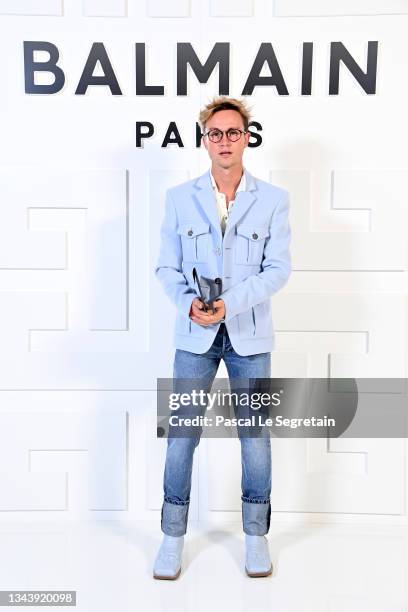 Sundy Jules attends the Balmain Festival as part of Paris Fashion Week Womenswear Spring/Summer 2022 at La Seine Musicale on September 29, 2021 in...