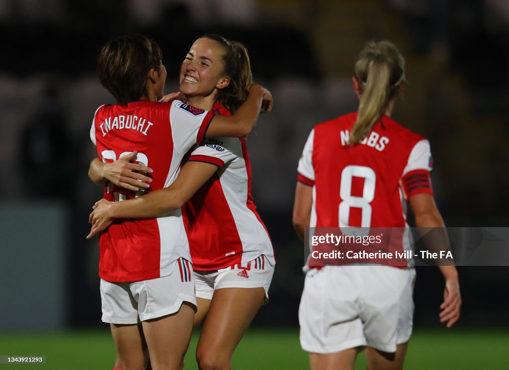 Arsenal Women v Tottenham Hotspur Women: Vitality Women's FA Cup Quarter Final
