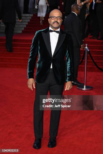 Jeffrey Wright at the World Premiere of "NO TIME TO DIE" at the Royal Albert Hall on September 28, 2021 in London, England.