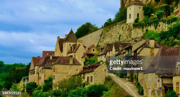 french village - sarlat stock pictures, royalty-free photos & images