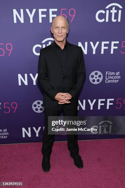 Ed Harris attends the premiere of "The Lost Daughter" during the 59th New York Film Festival at Alice Tully Hall, Lincoln Center on September 29,...