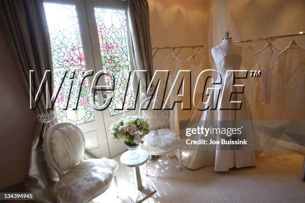 Atmosphere during Dr. Phil's Son Jay McGraw and Erica Dahm Wedding Photos at Private Home in Beverly Hills, California, United States.