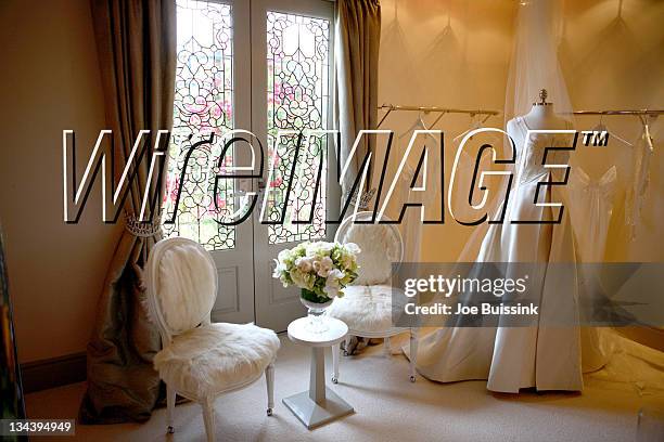 Atmosphere during Dr. Phil's Son Jay McGraw and Erica Dahm Wedding Photos at Private Home in Beverly Hills, California, United States.