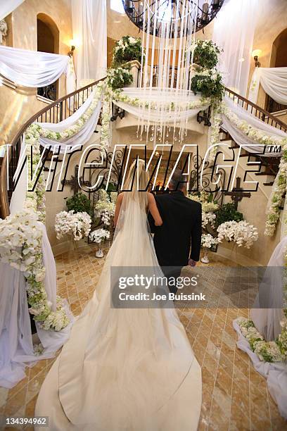 Erica Dahm during Dr. Phil's Son Jay McGraw and Erica Dahm Wedding Photos at Private Home in Beverly Hills, California, United States.