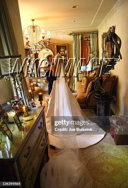 Erica Dahm and Jay McGraw during Dr. Phil's Son Jay McGraw and Erica Dahm Wedding Photos at Private Home in Beverly Hills, California, United States.