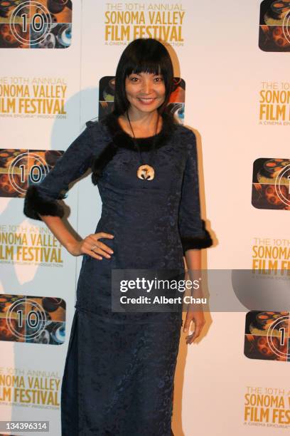 Irina Pantaeva during 10th Annual Sonoma Valley Film Festival Gala - Arrivals at Sonoma Town Plaza in Sonoma, California, United States.