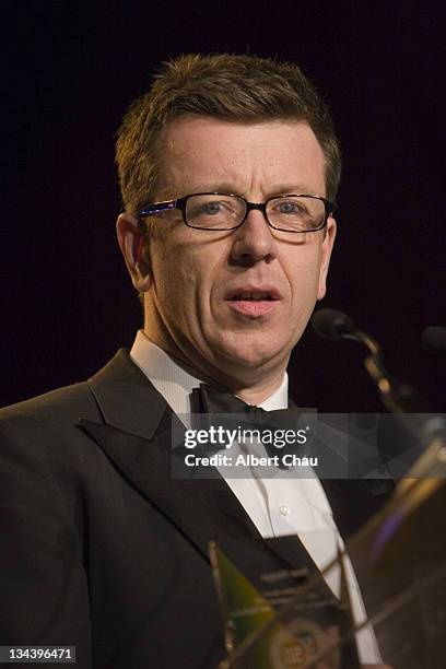 Peter Morgan during 50th Annual San Francisco International Film Festival - Film Society Awards Night at Westin St. Francis Hotel in San Francisco,...