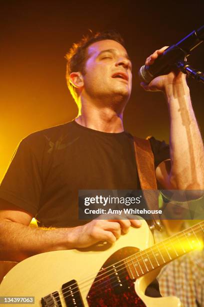 Marc Roberge of O.A.R. During O.A.R. Performs Secret Show for Album Release at The Knitting Factory at The Knitting Factory in New York City, New...