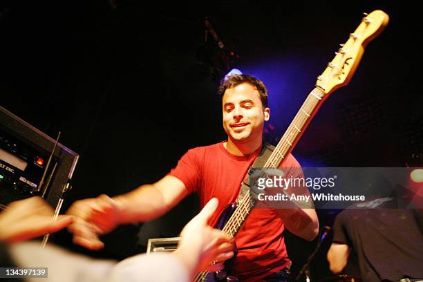 Benj Gershman of O.A.R. During O.A.R. Performs Secret Show for Album Release at The Knitting Factory at The Knitting Factory in New York City, New...