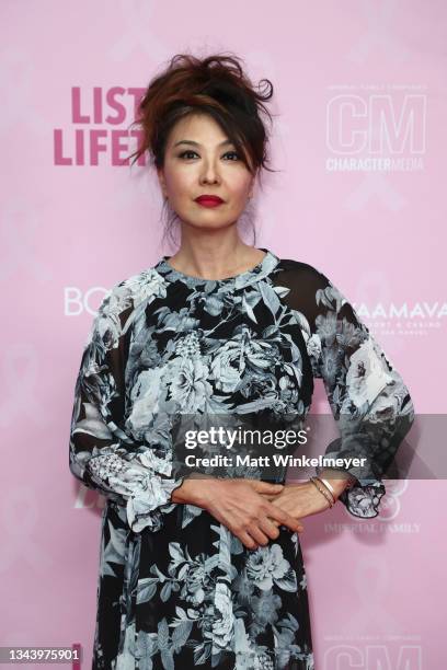 Alexandra Bokyun Chun attends the premiere of "List of a Lifetime" at the CGV Cinemas Movie Theater on September 29, 2021 in Los Angeles, California.