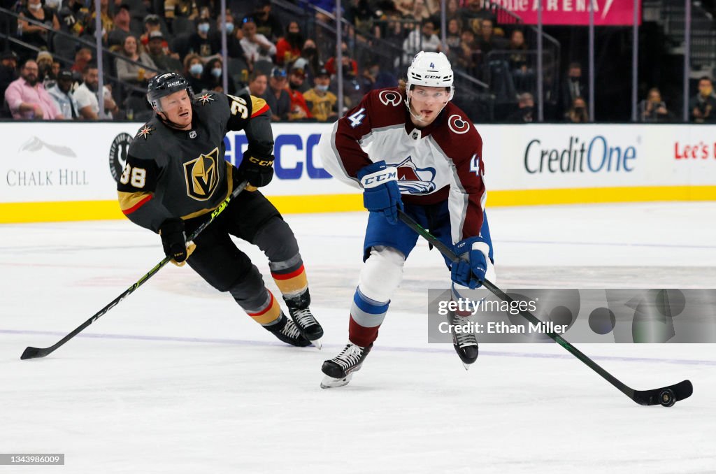 Colorado Avalanche v Vegas Golden Knights