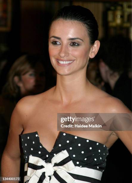 Penelope Cruz during 2004 Toronto International Film Festival - "Head in the Clouds" Premiere - Afterparty at Elgin Theatre in Toronto, Ontario,...