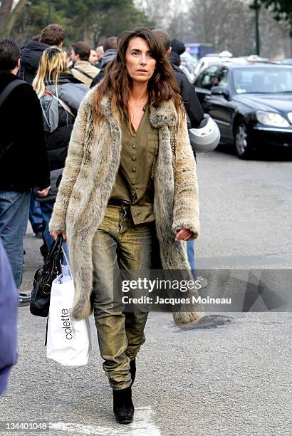 Mademoiselle Agnes during Paris Fashion Week Haute Couture Spring/Summer 2007 - Christian Dior - Arrivals at Bois de Boulogne in Paris, France.