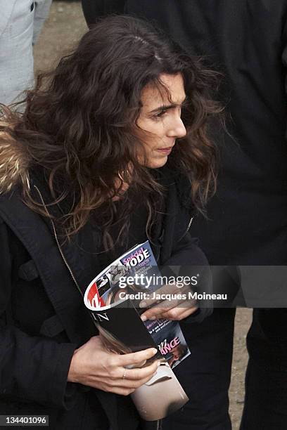 Mademoiselle Agnes during Paris Fashion Week Fall/Winter 2007 - Christian Lacroix - Arrivals at Espace Ephémère Tuileries in Paris, France.