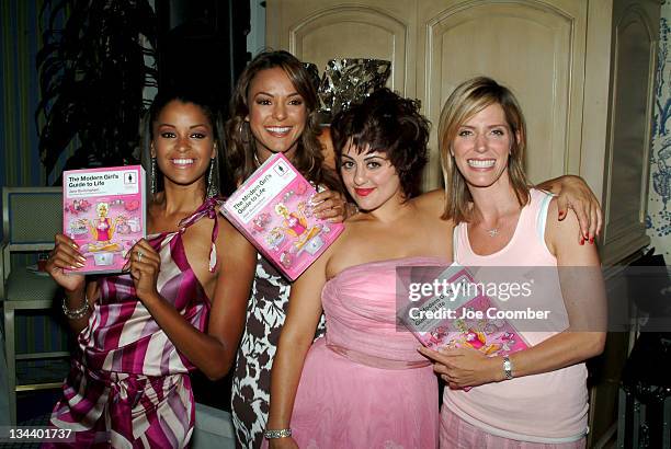 Claudia Jordan, Eva La Rue, Jane Buckingham, Jess Zaino, hosts of E! Entertainment Style Network "Modern Girl's Guide to Life," at the "Pamper Me...