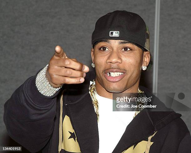 Nelly announcing his new line of clothing at Magic Marketplace 2006