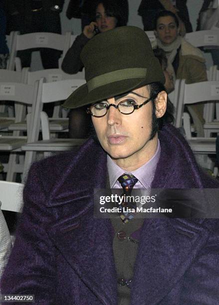 Patrick McDonald during Olympus Fashion Week Fall 2006 - Alice Roi - Front Row and Backstage at Bryant Park in New York City, New York, United States.