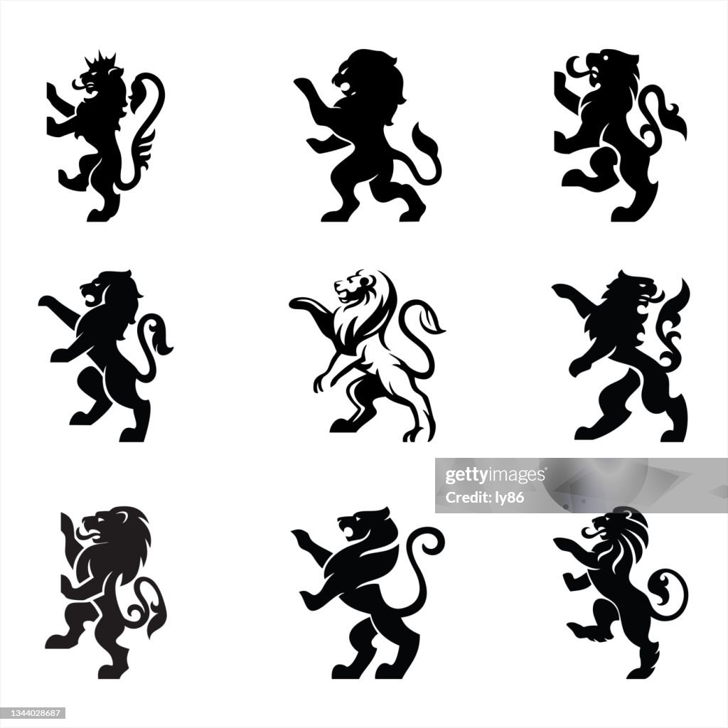 Heraldry lions