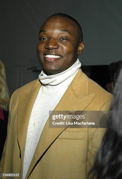 Kwame Jackson during Olympus Fashion Week Fall 2006 - Michael Wesetly - Front Row at Bryant Park in New York City, New York, United States.