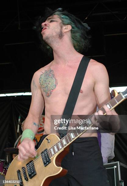 Eric Melvin of NoFx during 2004 Vans Warped Tour - Randall's Island at Randall's Island in New York City, New York, United States.