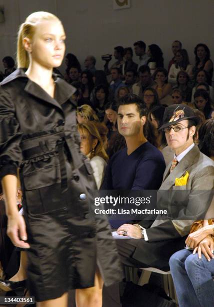 Model wearing Cynthia Steffe Spring 2006 and Patrick McDonald