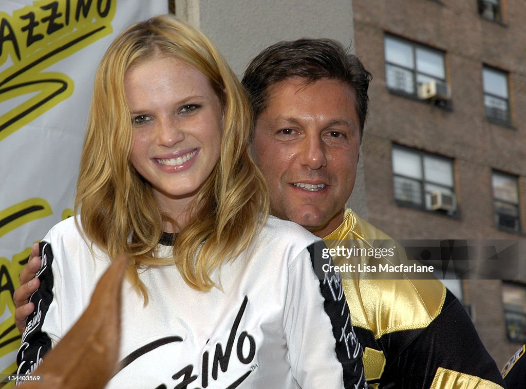 Anne. V. and Sandy Goldfarb during 2005 Belmont Stakes Unveiling of