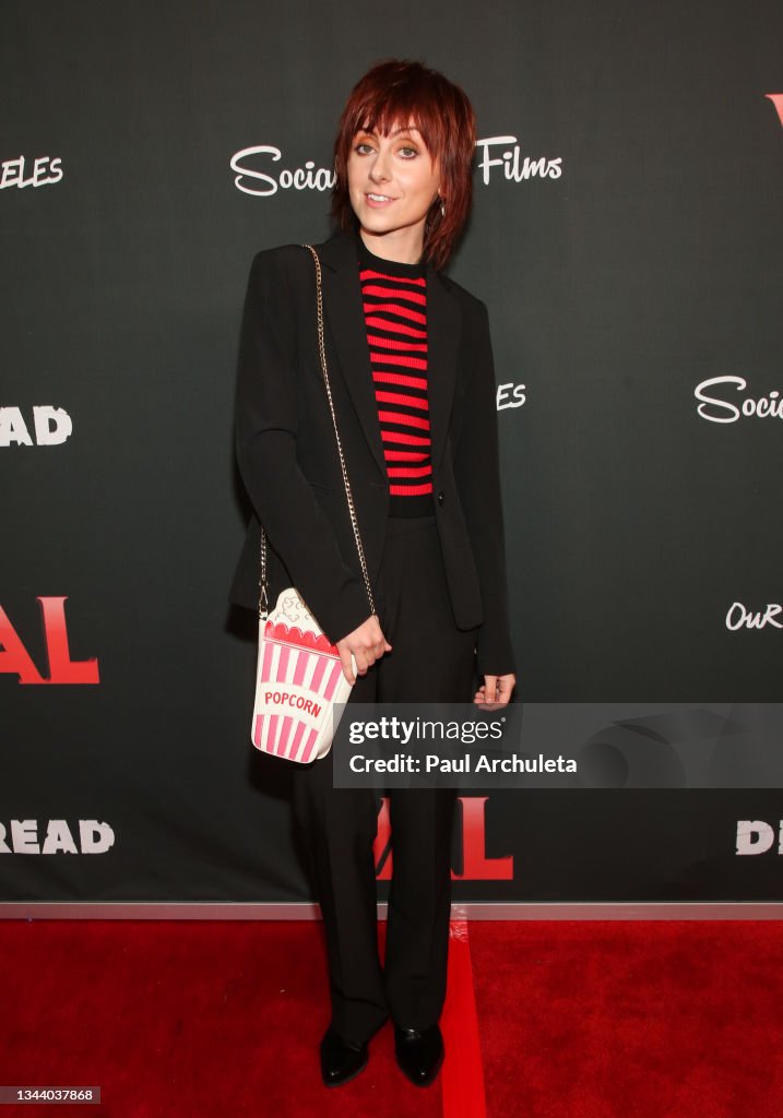 Actress Allisyn Snyder attends the world premiere f "Val" at The